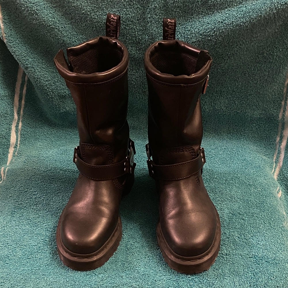 Dr. Martens: Anistone Hi Motorcycle Boot